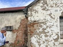 Deterioration of the external walls